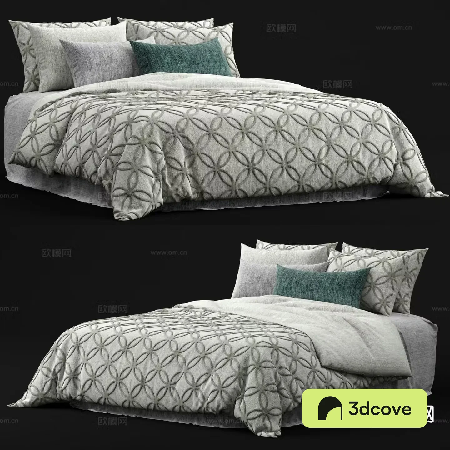 Modern double bed