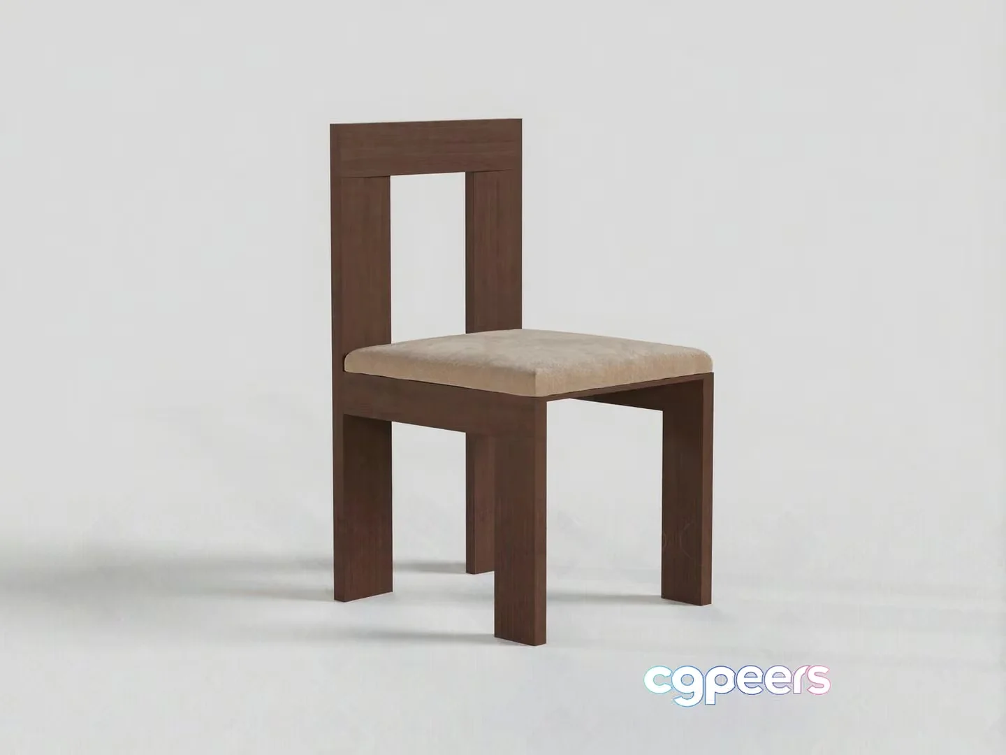 A Wooden Chair 3D Model – 9993 – CORONA Render