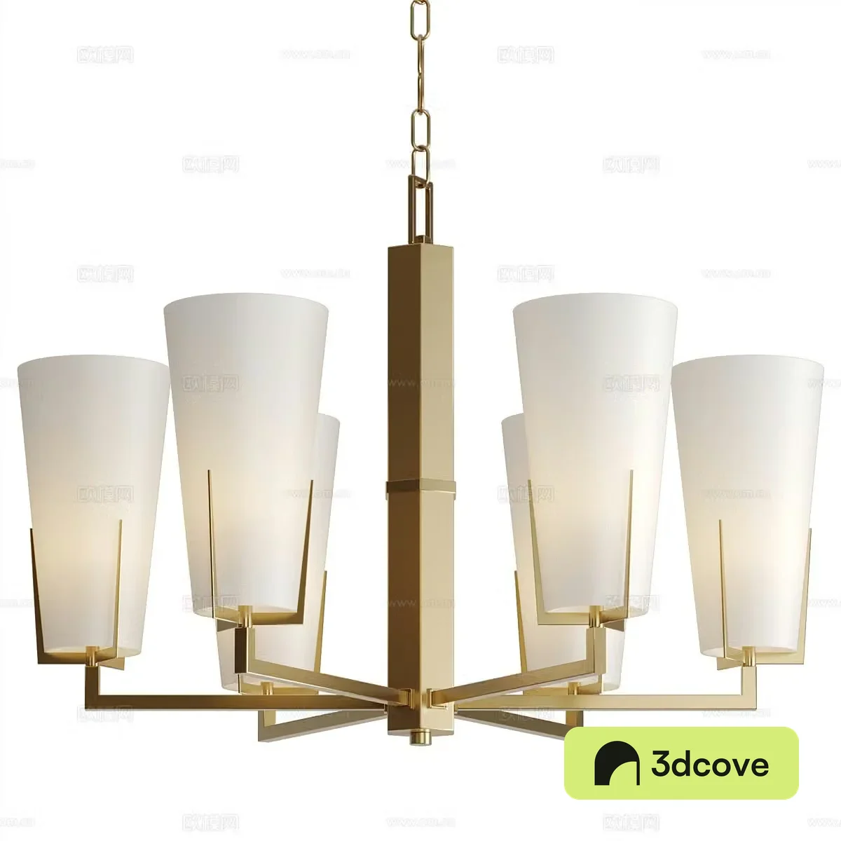 New Chinese style light luxury Subra decorative chandelier