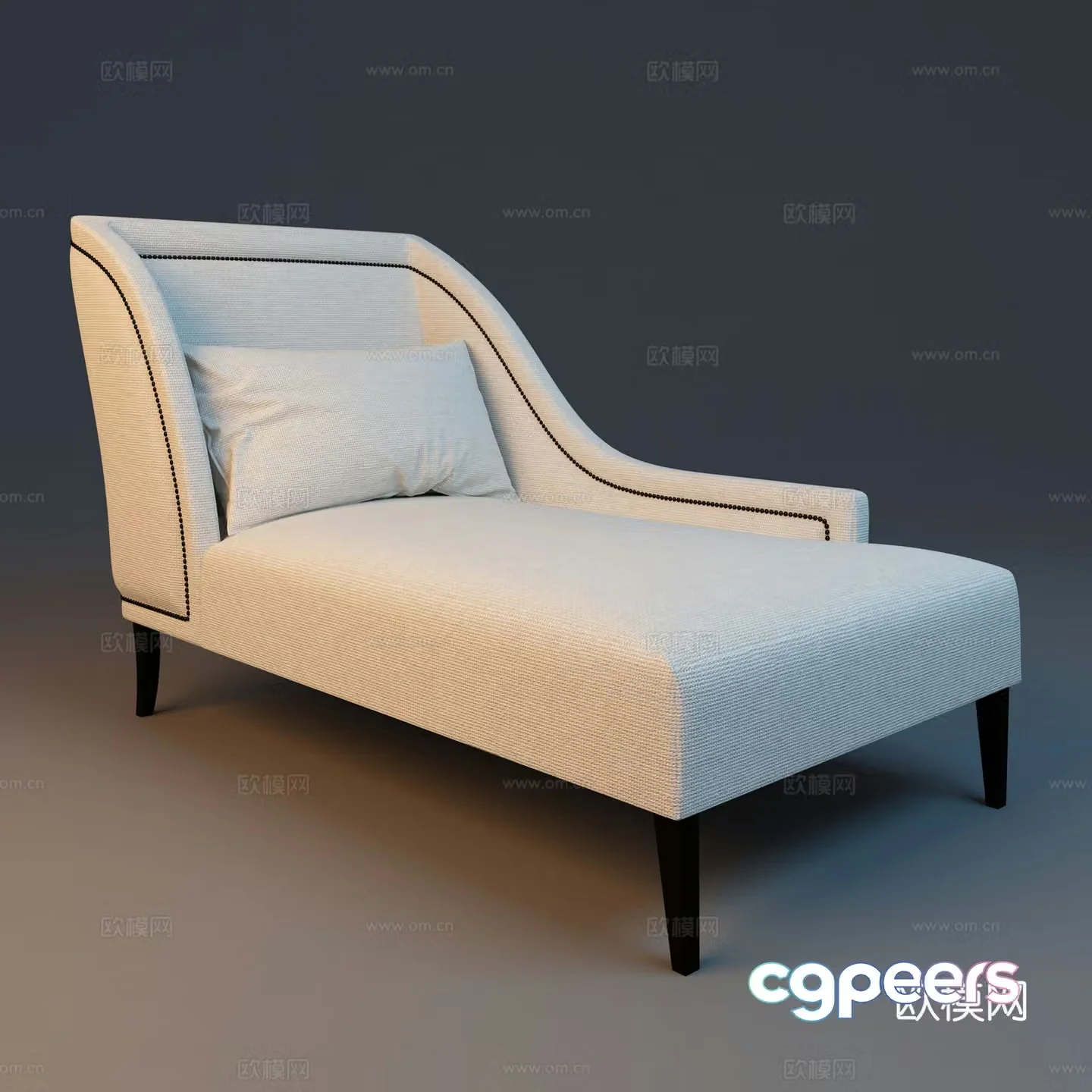 Modern lounge chair indoor lounge chair 3d model