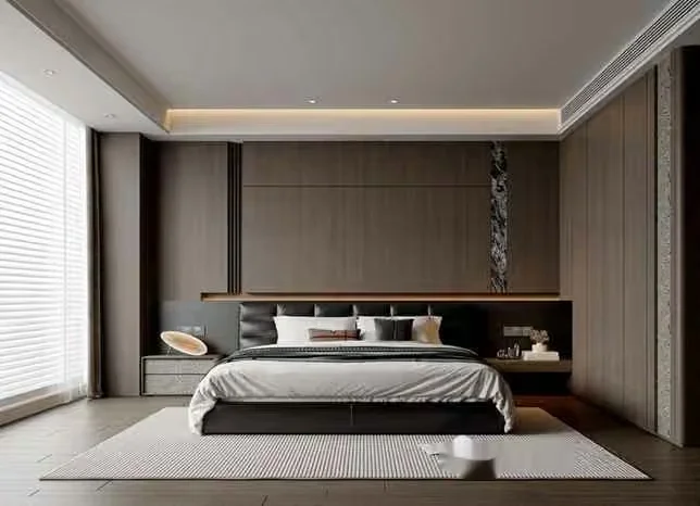 Cozy Modern Bedroom 3D Model – 13846 – CORONA Render