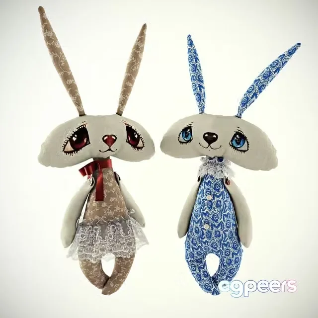 3ds Max Free – Toys Bunnies