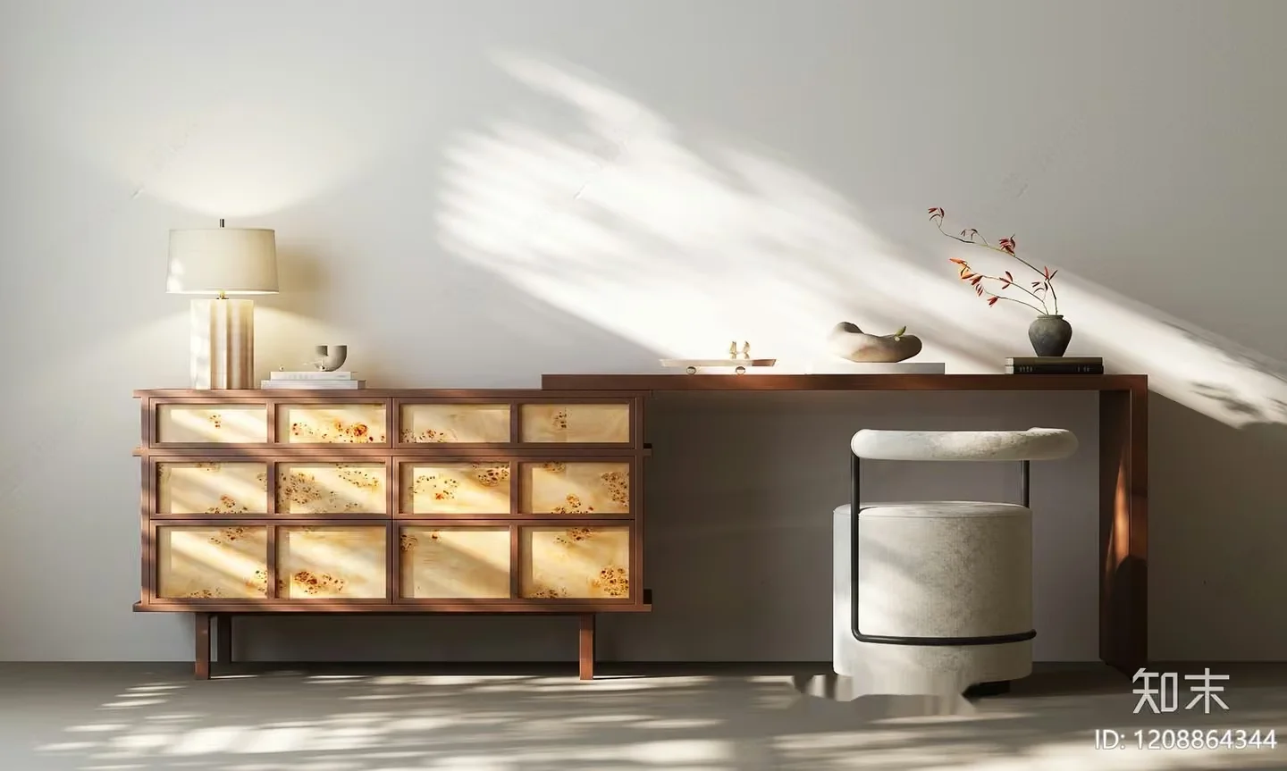 Modern Home Office 3D Model – 20343 – VRAY Render