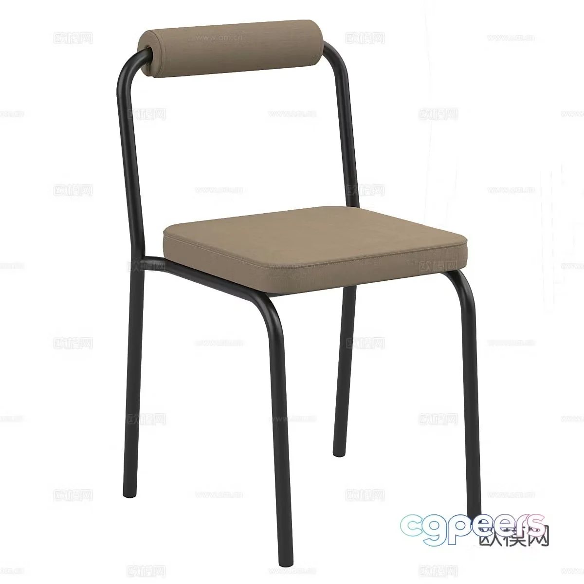 Modern chair dining chair 3d model