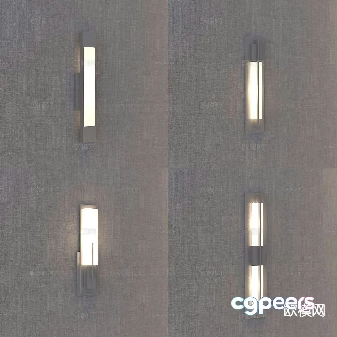 New Chinese style wall lamp 3d model