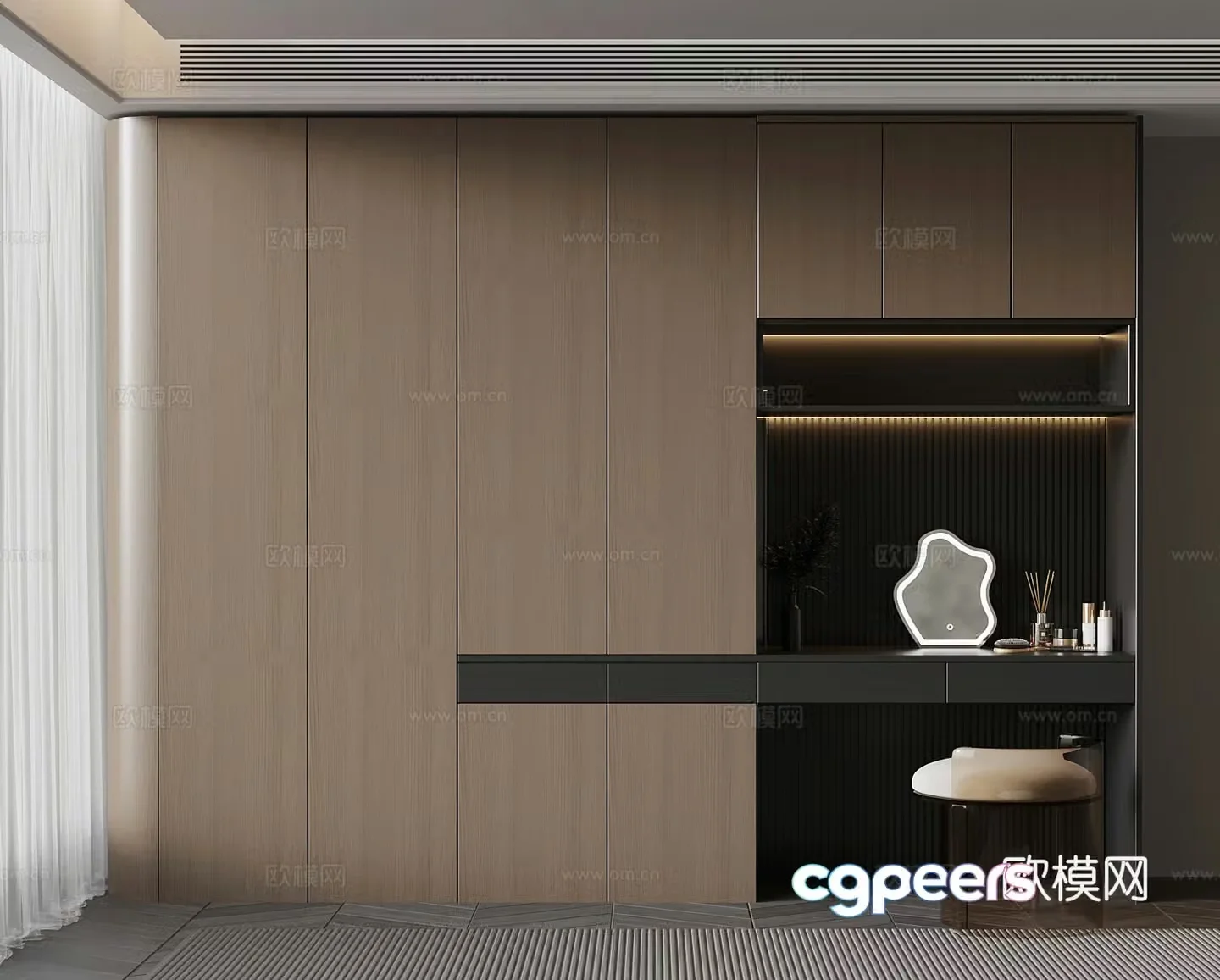 Italian wardrobe 3d model