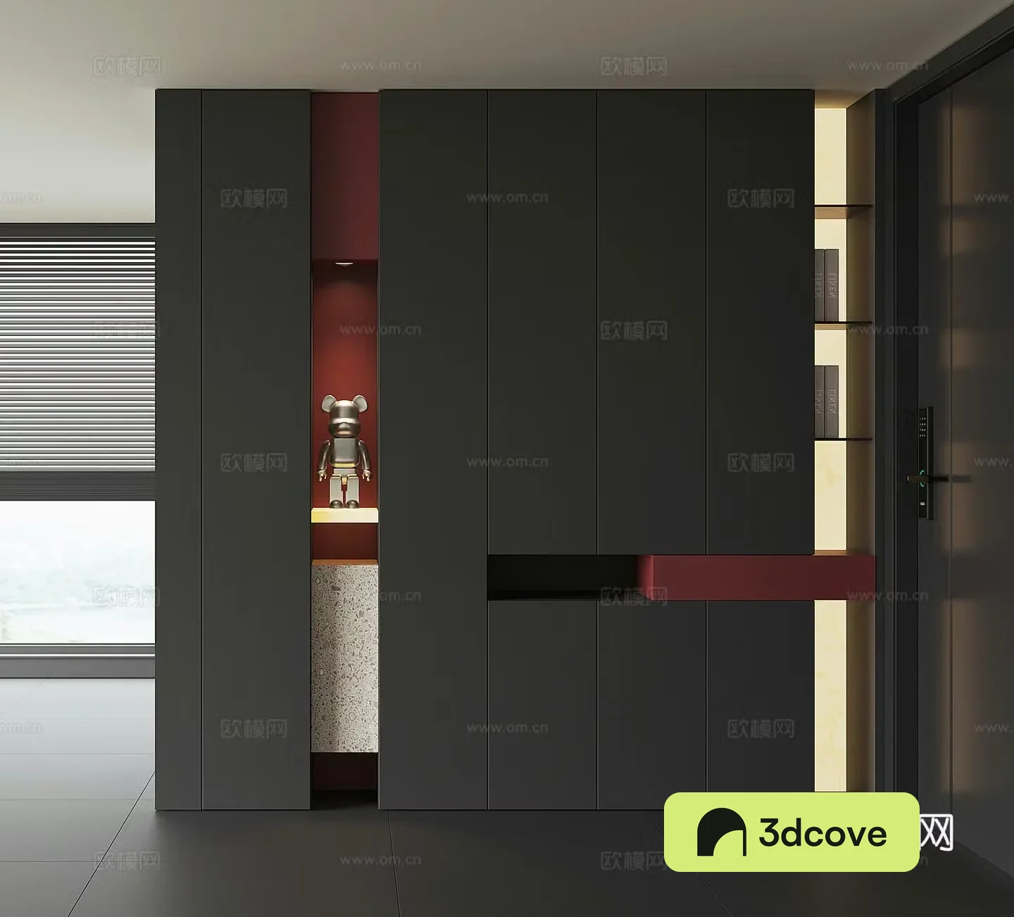 Modern entrance