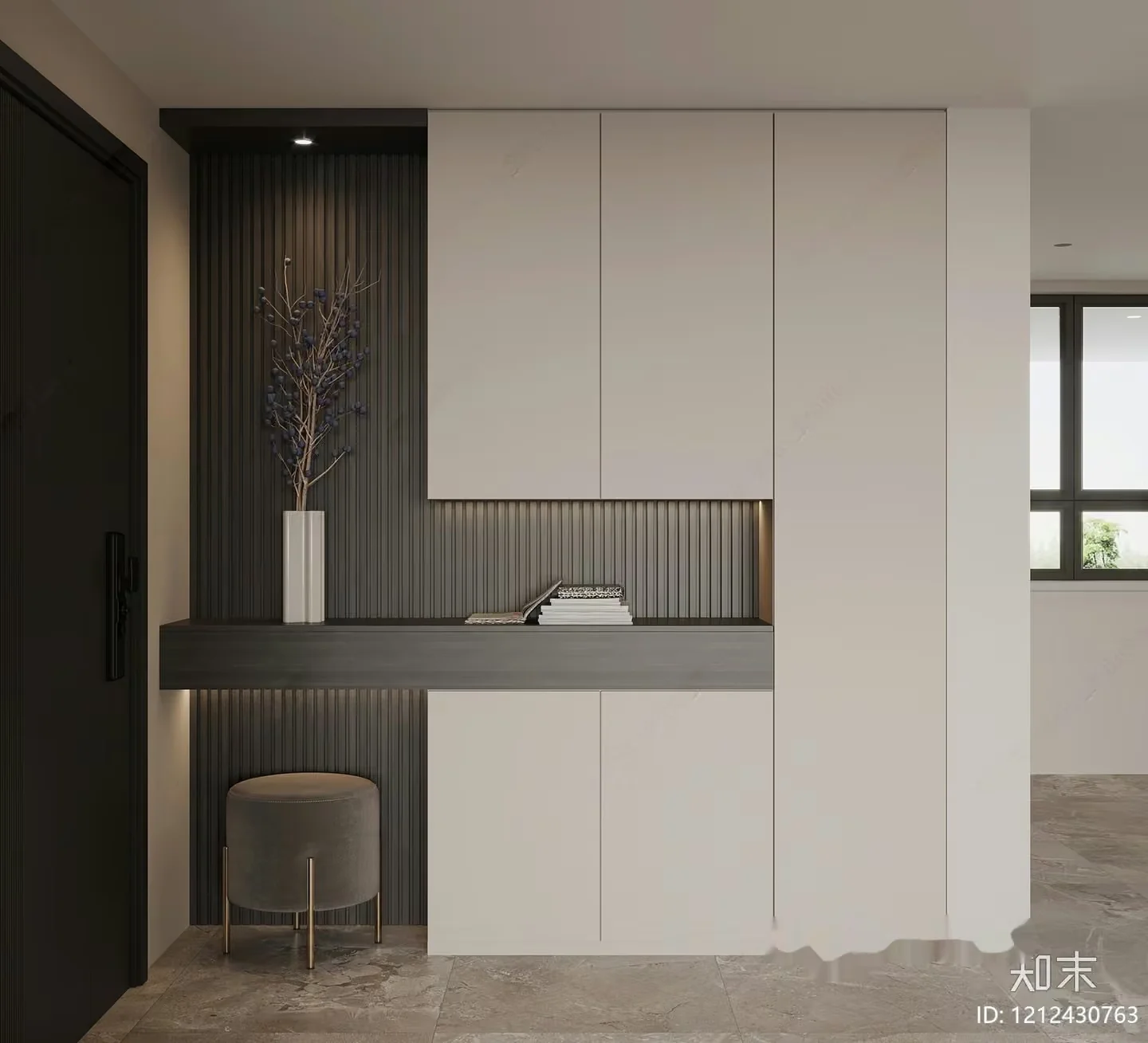 Modern Minimalist Room 3D Model – 9690 – VRAY Render