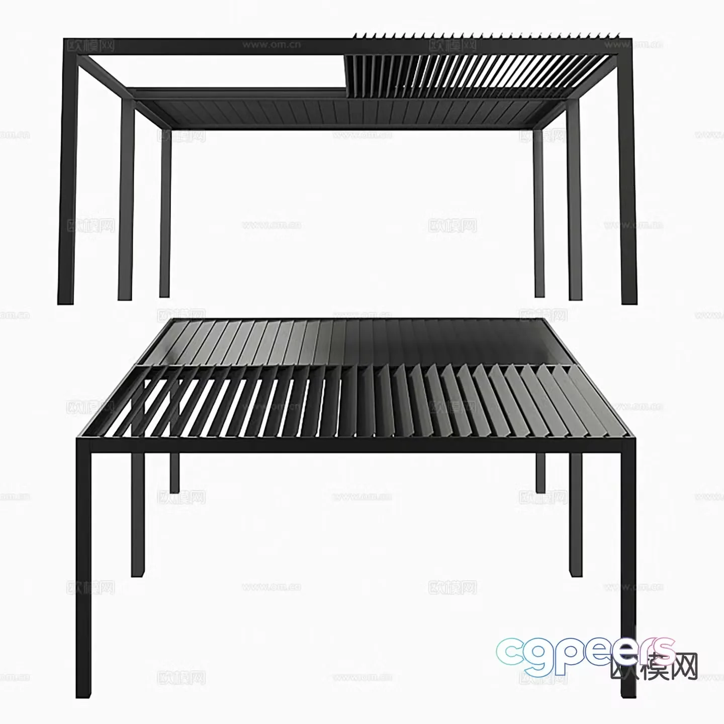Suntech EXXEN gallery frame gallery pavilion 3D model