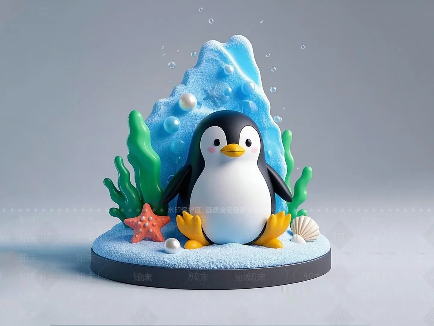 A Cartoon Penguin 3D Model – 20747 – VRAY Render
