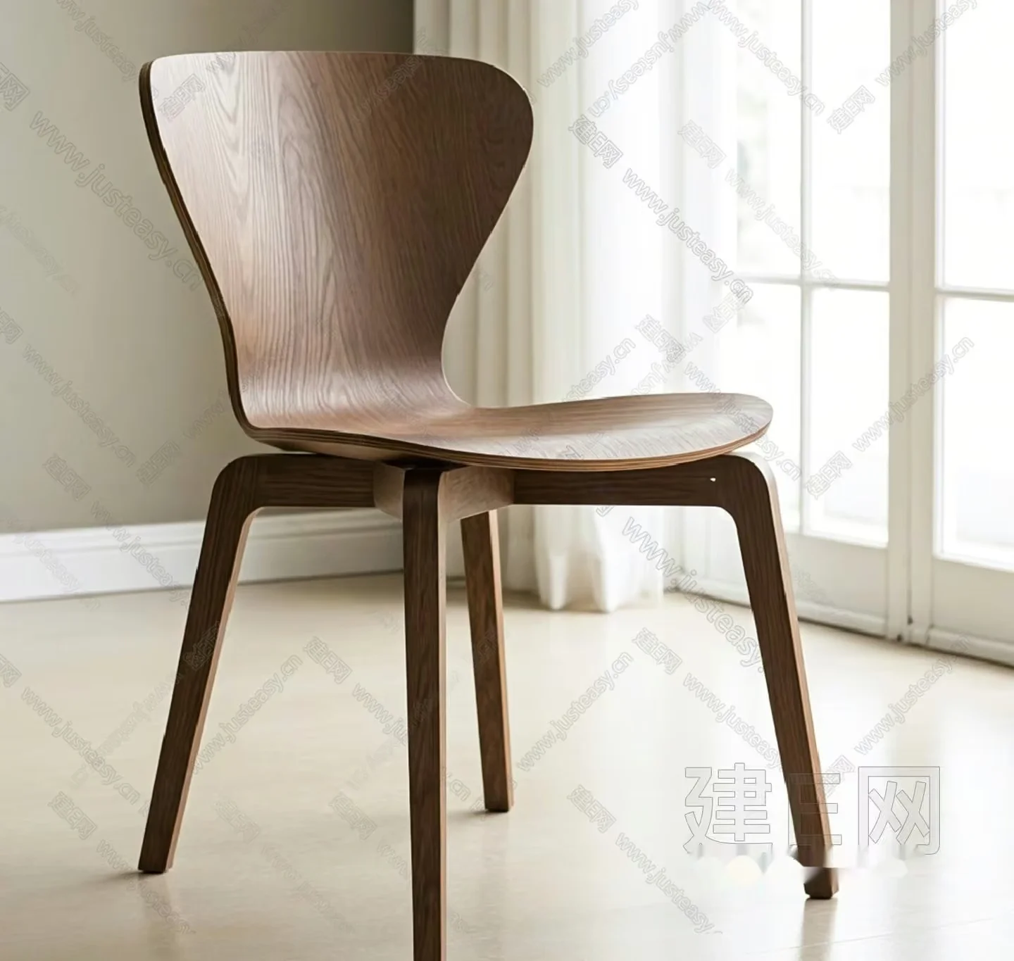 Wooden Chair 3D Model – 2717 – VRAY Render