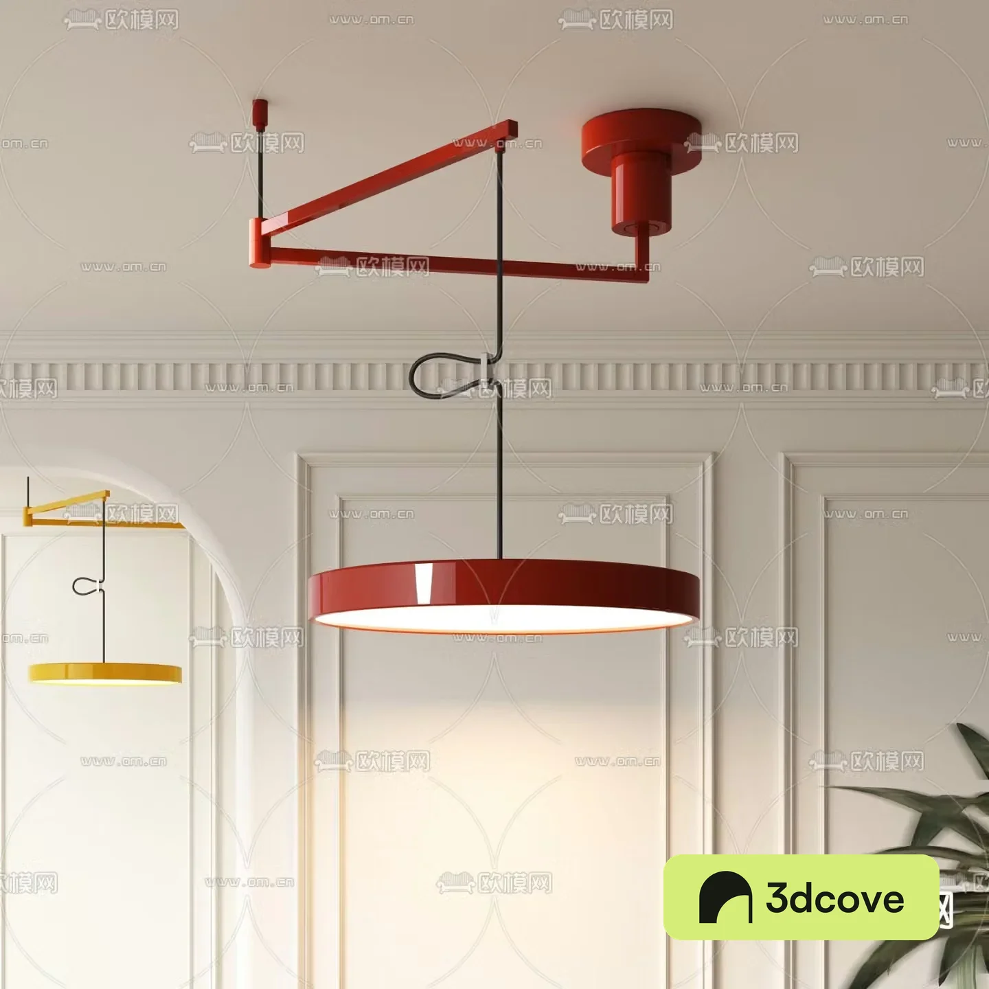 Simple chandelier Folding chandelier