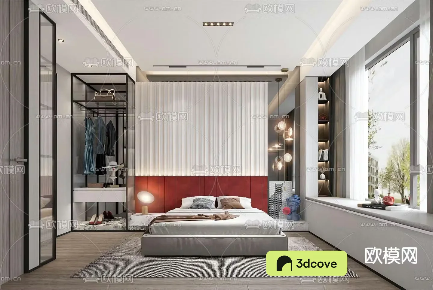 Modern bedroom master room