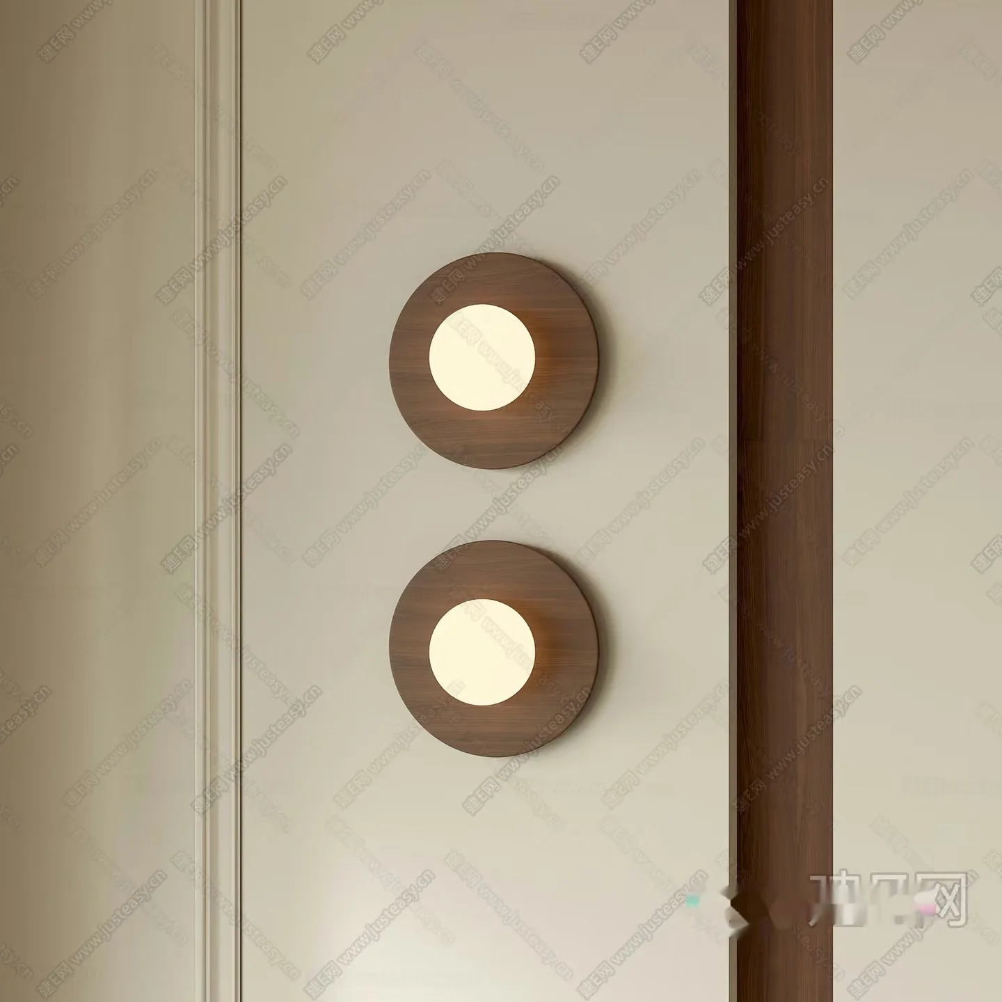 Modern Wall Lights 3D Model – 1882 – VRAY Render