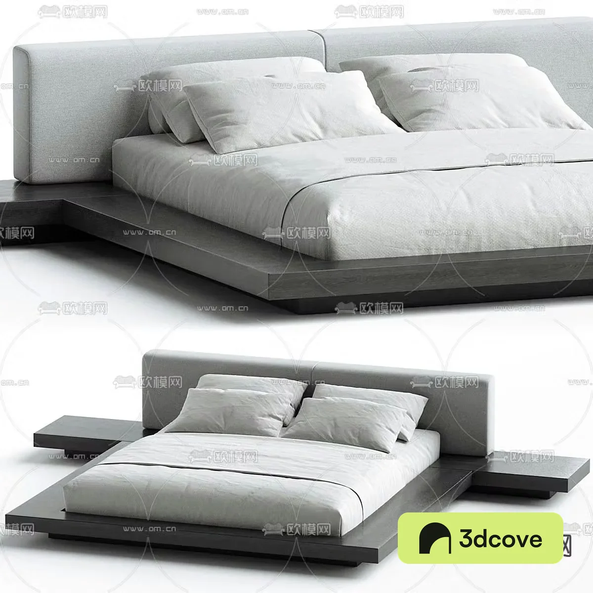 Modern double bed