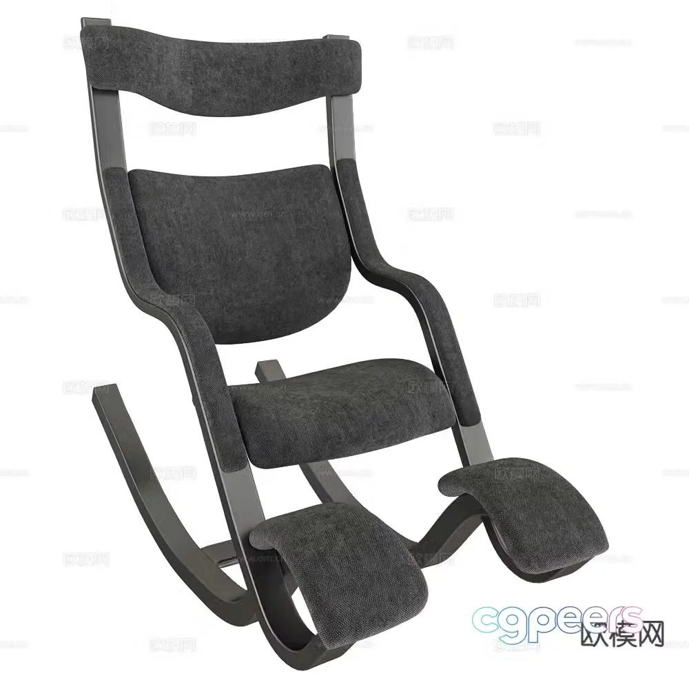 Varier recliner rocking chair 3d model