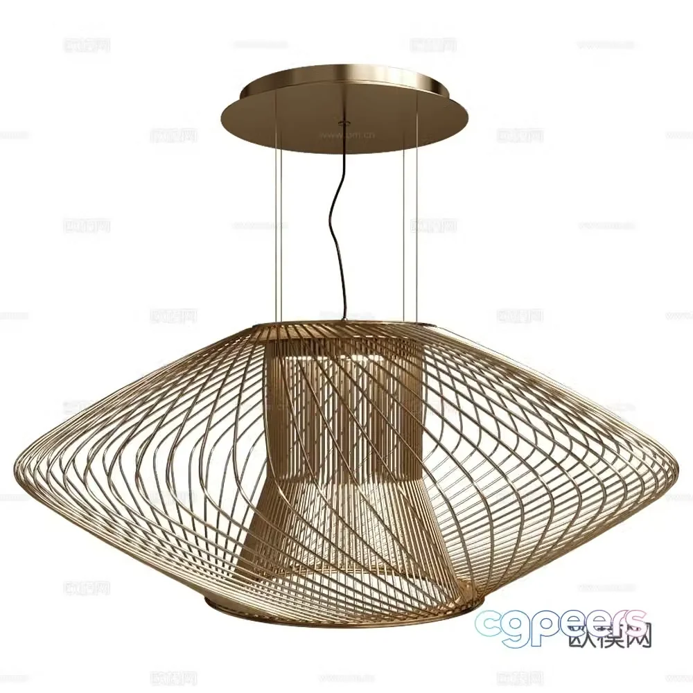 Metal Lux Italian Chandelier Light Luxury Chandelier Metal Chandelier Lantern Chandelier 3D Model