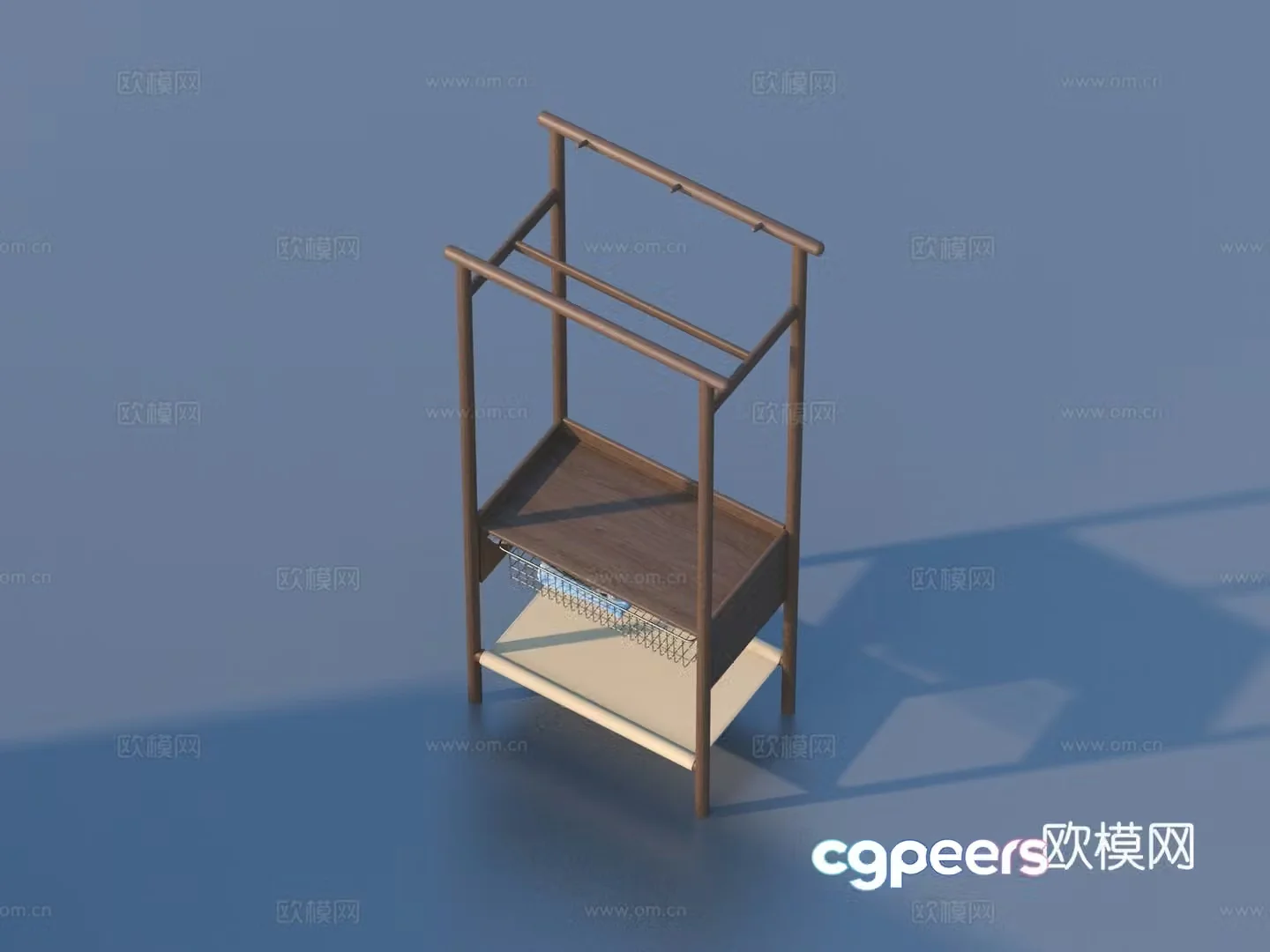 Storage rack daily necessities 3D model