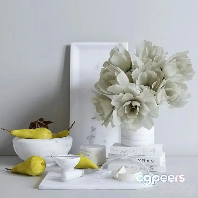 3ds Max Free – Decorative set for the kitchen # 3