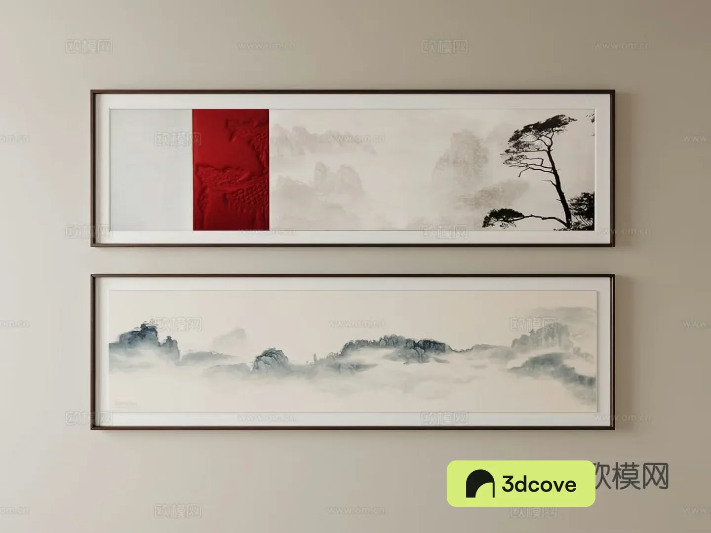 New Chinese style decorative painting landscape painting hanging painting