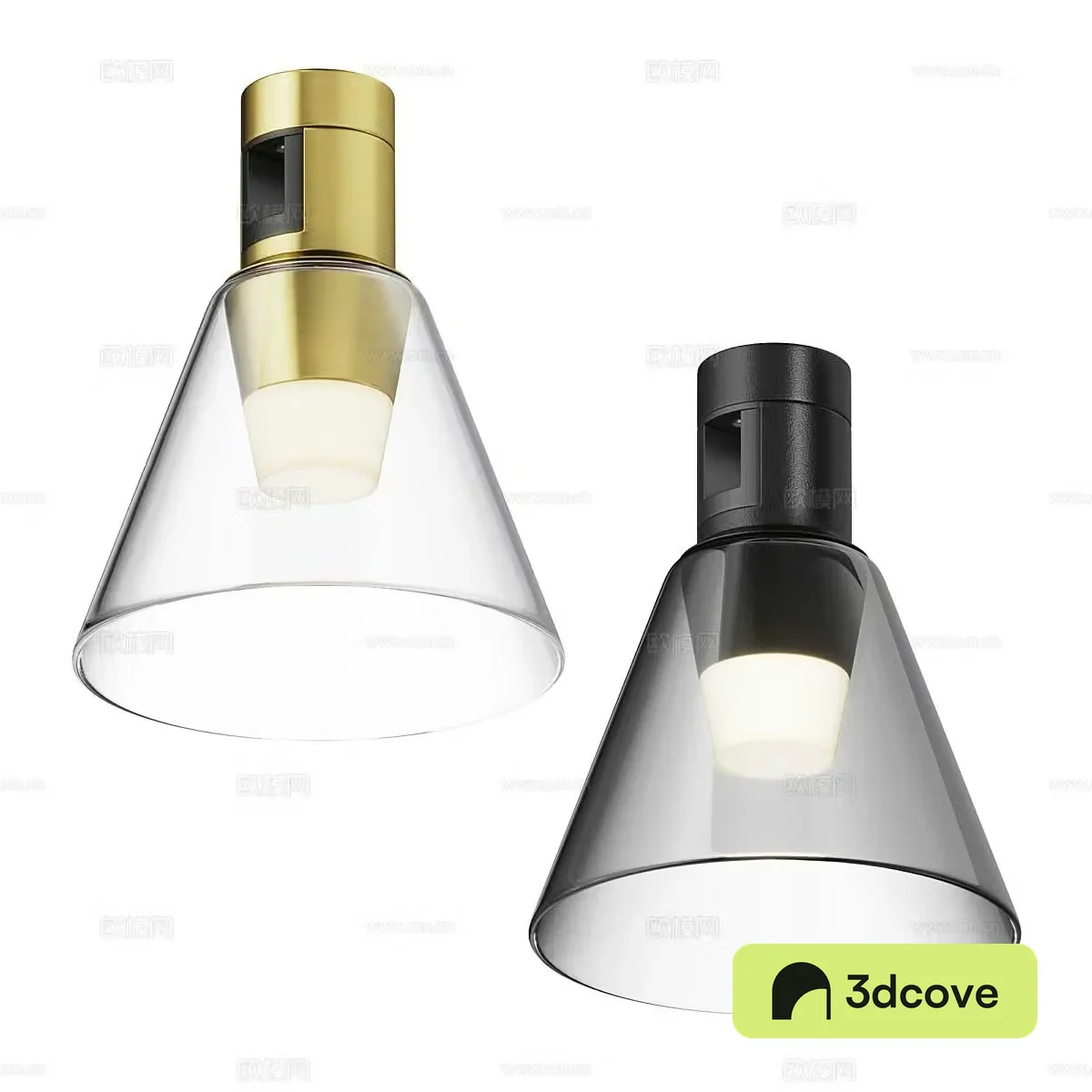 Simple chandelier glass chandelier