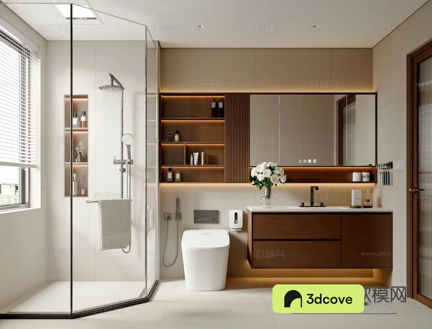 Modern medieval style bathroom shower bathroom cabinet bathroom supplies toilet