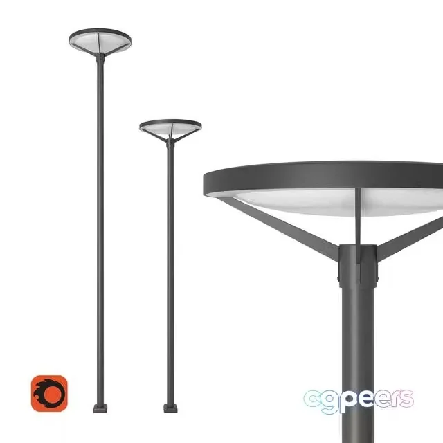 3ds Max Free – Street Lamp Street LED Light 3