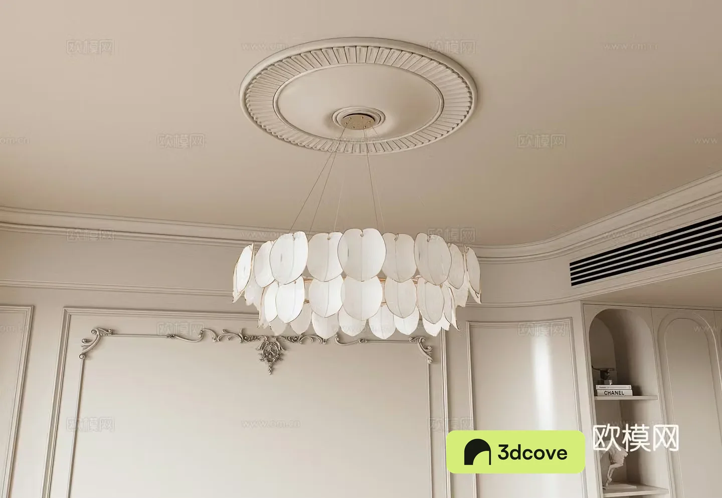 French Creamy Chandelier