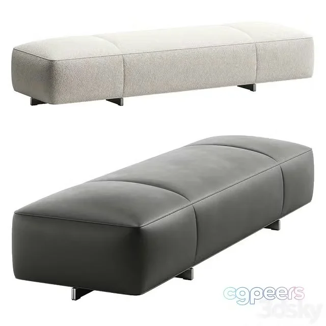 3ds Max Free – Yves Bench 2 by Minotti
