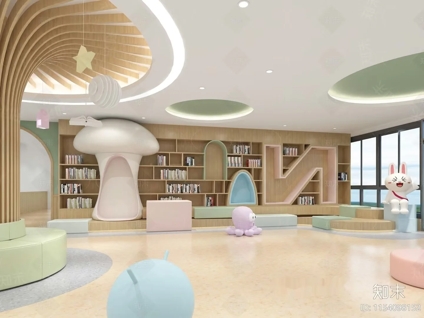 Modern Children’S Playroom 3D Model – 12661 – VRAY Render