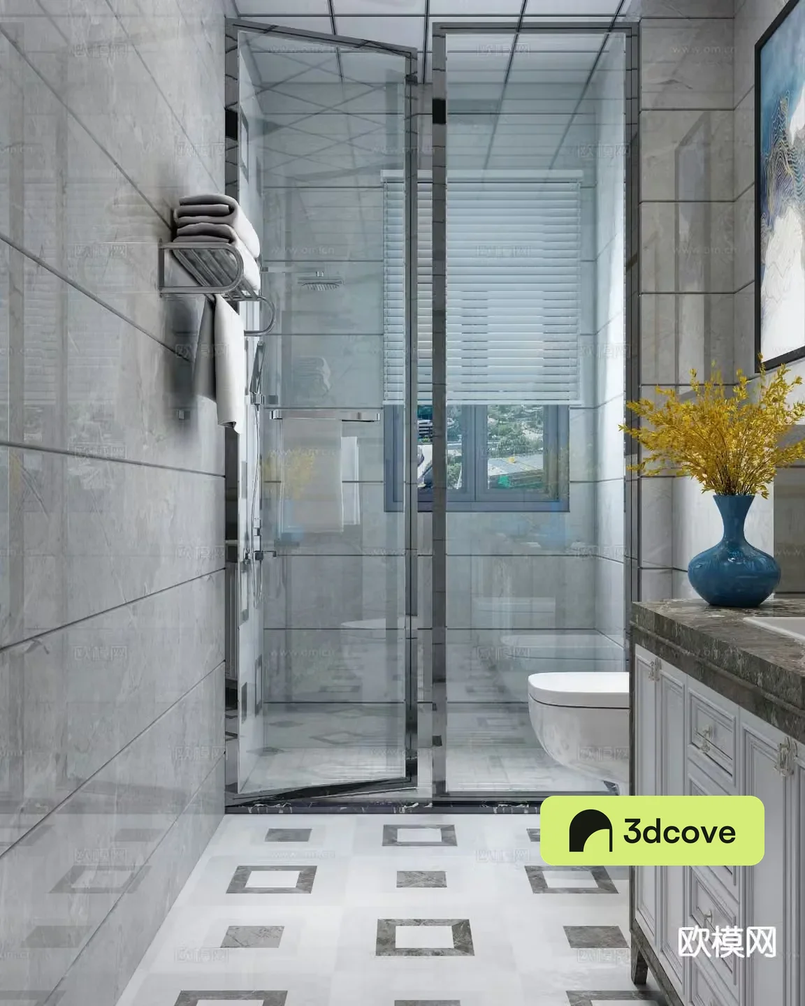 modern bathroom toilet