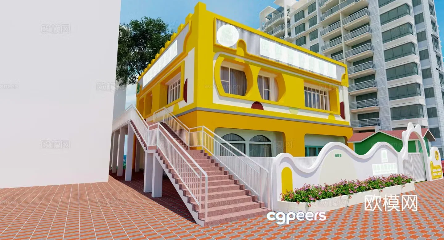 Kindergarten 3d model