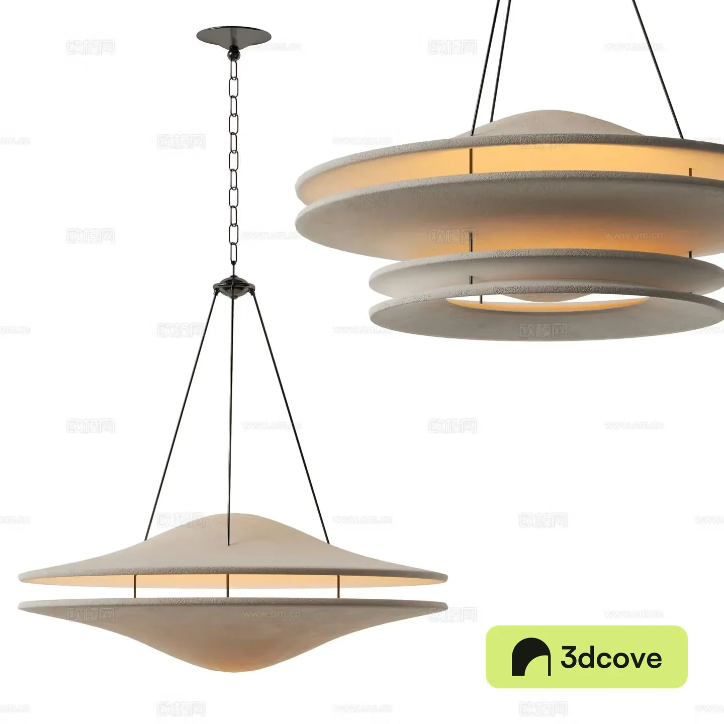 Modern chandelier