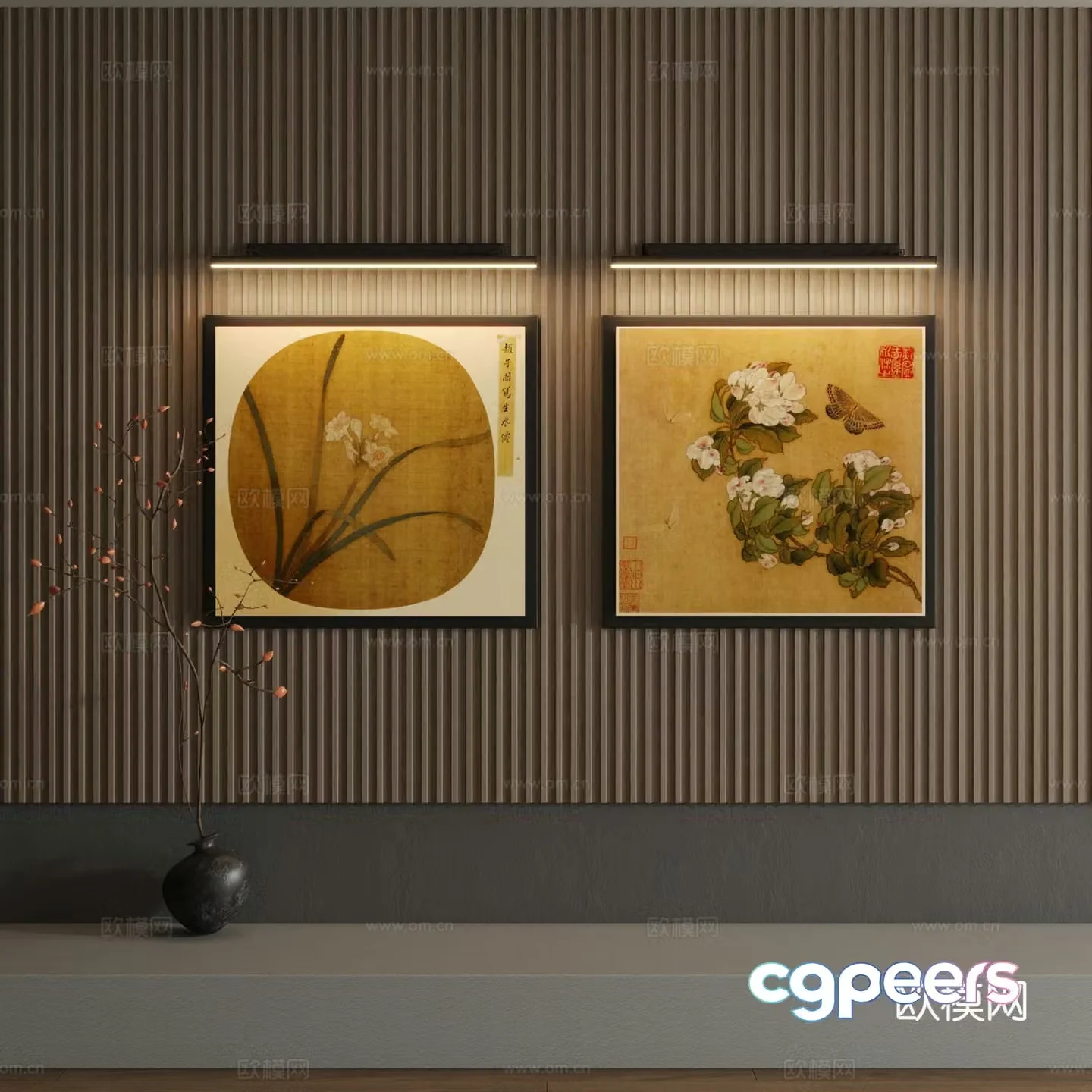 Song’s decorative painting 3d model