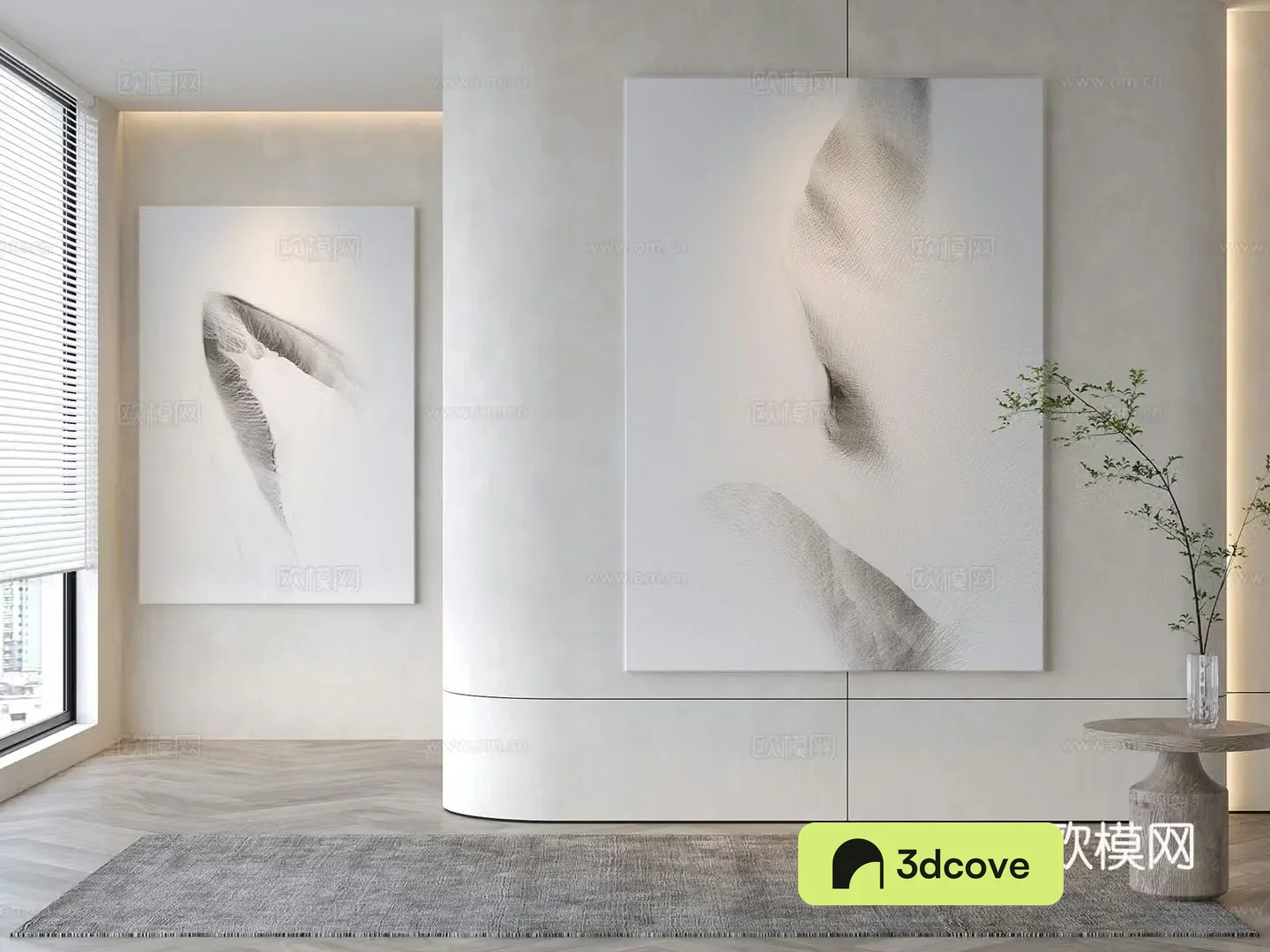 Modern decorative painting Texture painting Abstract painting