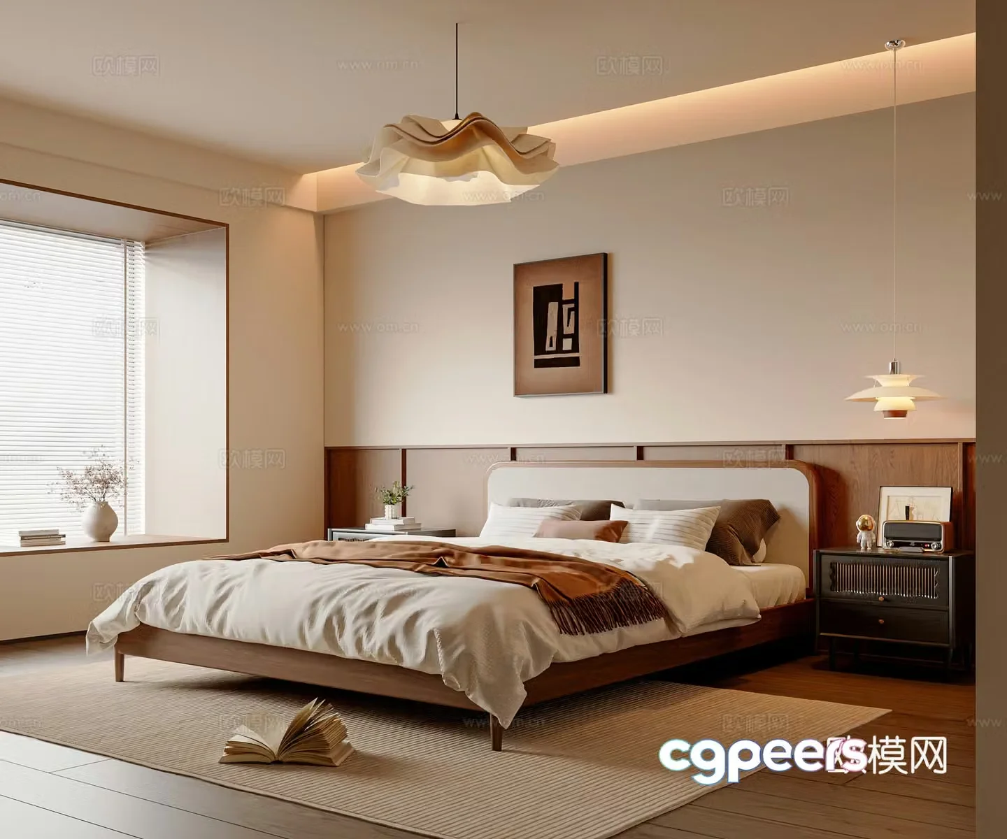 Middle Ages Wave Saliva Bedroom 3D Model