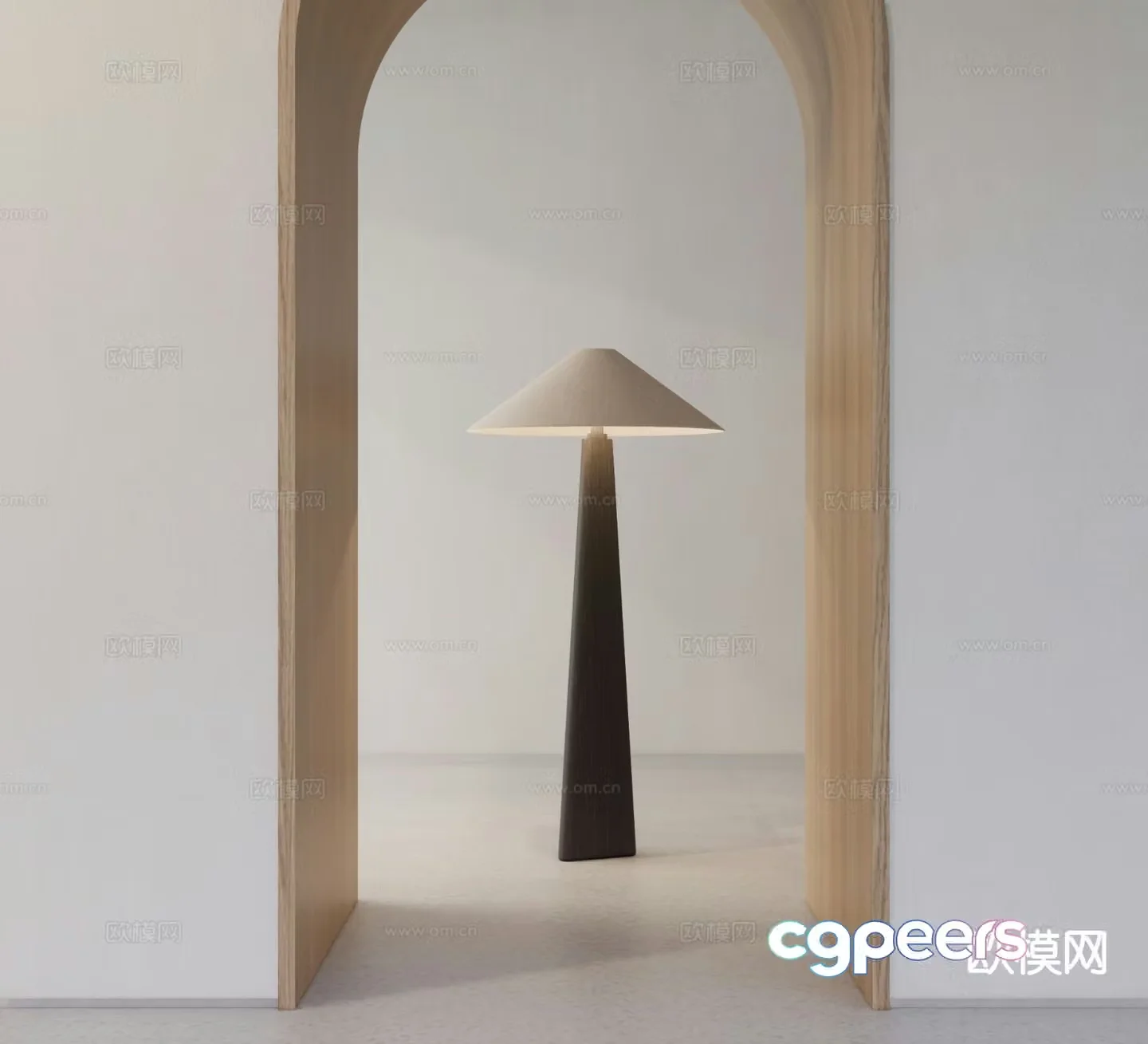 Modern floor lamp 3d model