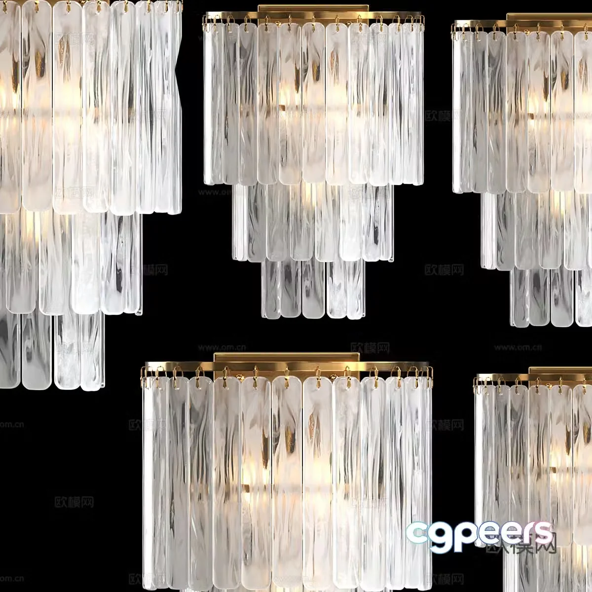 Modern simple and light luxury wall lamp Wall lamp Simple and light luxury wall lamp Decorative wall lamp Lamp 3D model