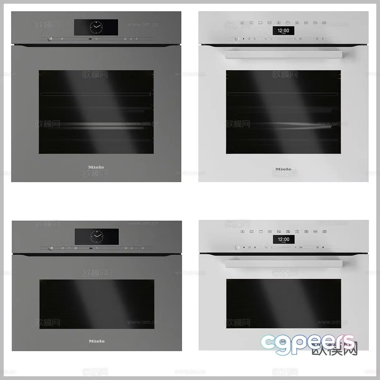 Home appliance combination oven microwave oven direct drinker water dispenser dishwasher disinfection cabinet 3D model