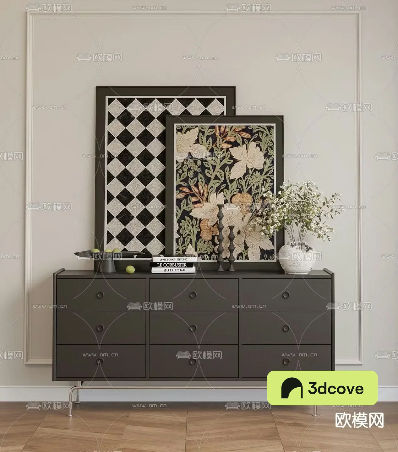French side cabinet chest