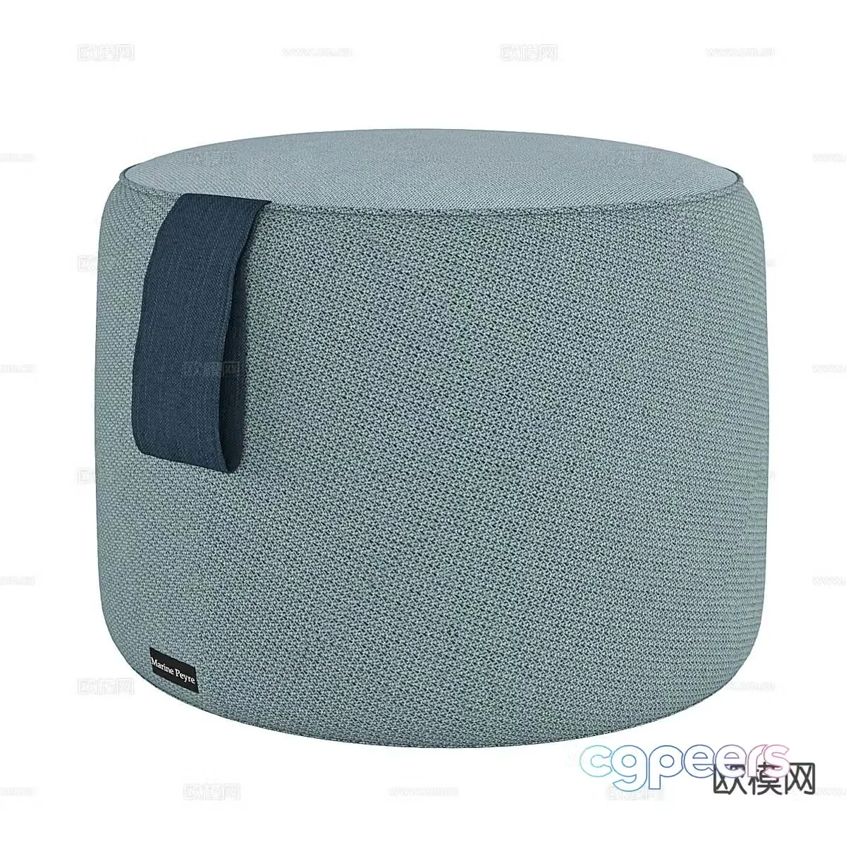 Modern stool sofa stool low stool 3d model
