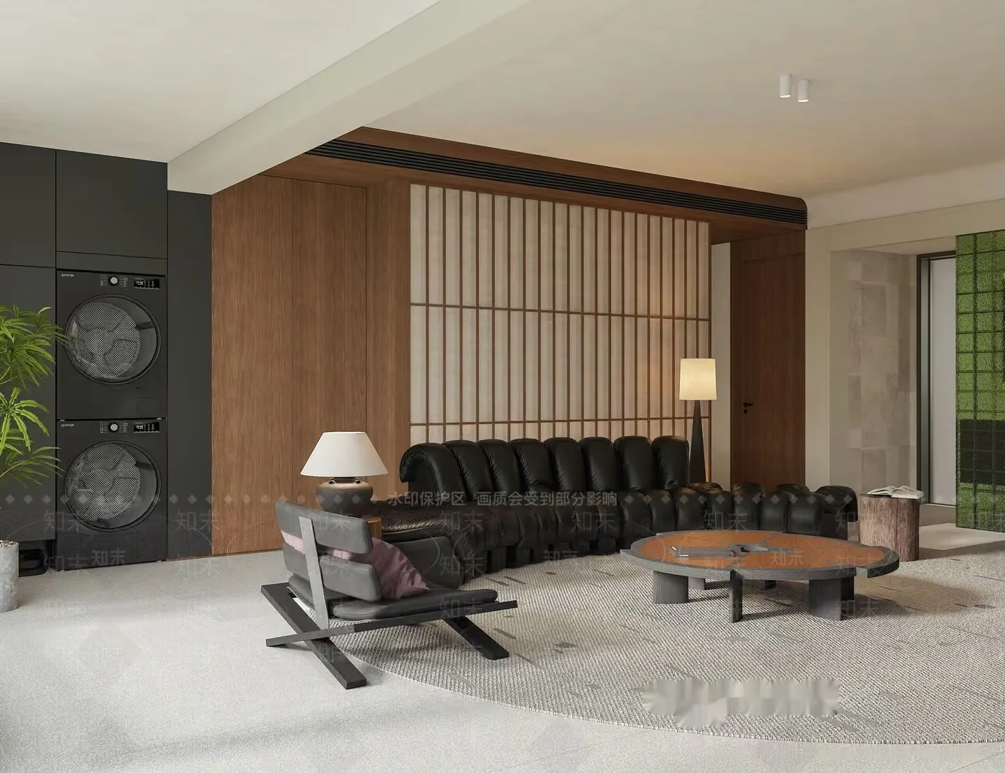 Modern Living Room 3D Model – 17441 – VRAY Render