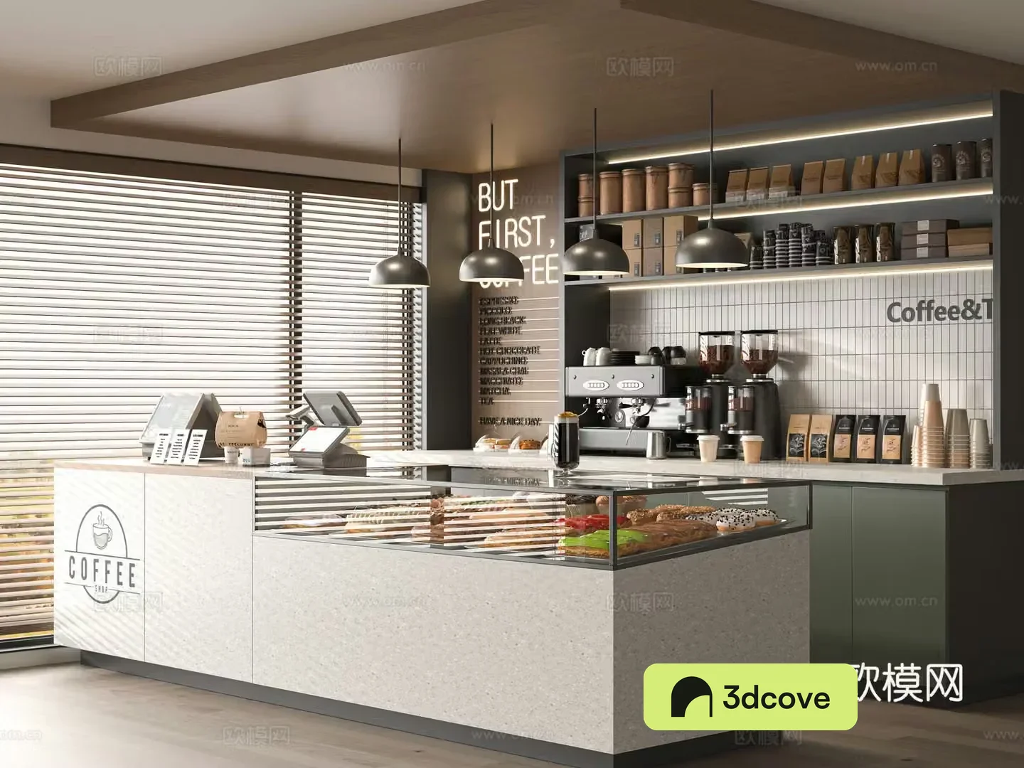 Modern cafe