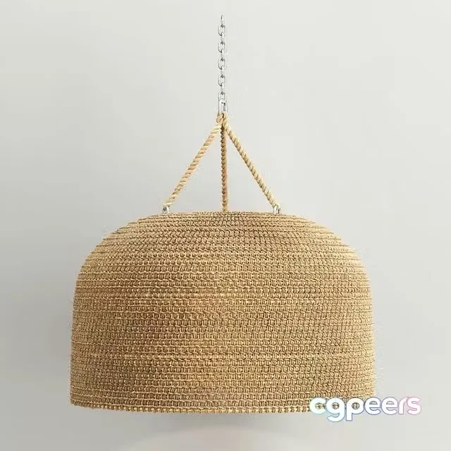 3ds Max Free – Green Oaks Oversized Pendant, Natural