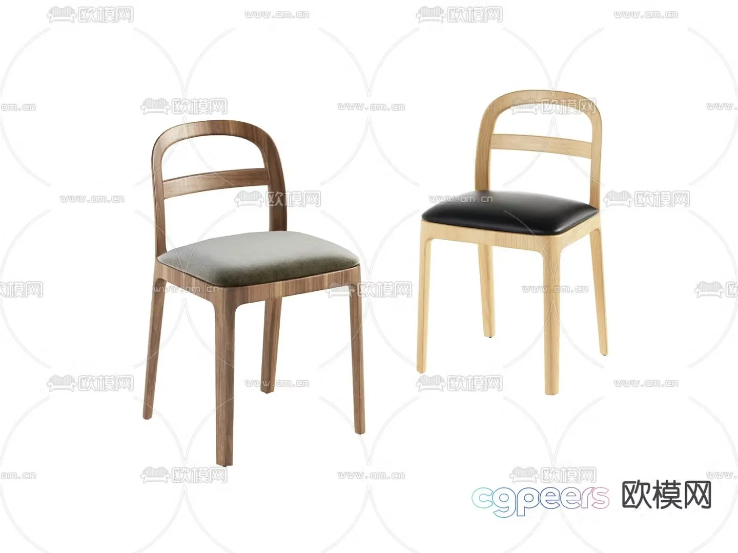 Modern chair Dining chair 3d model