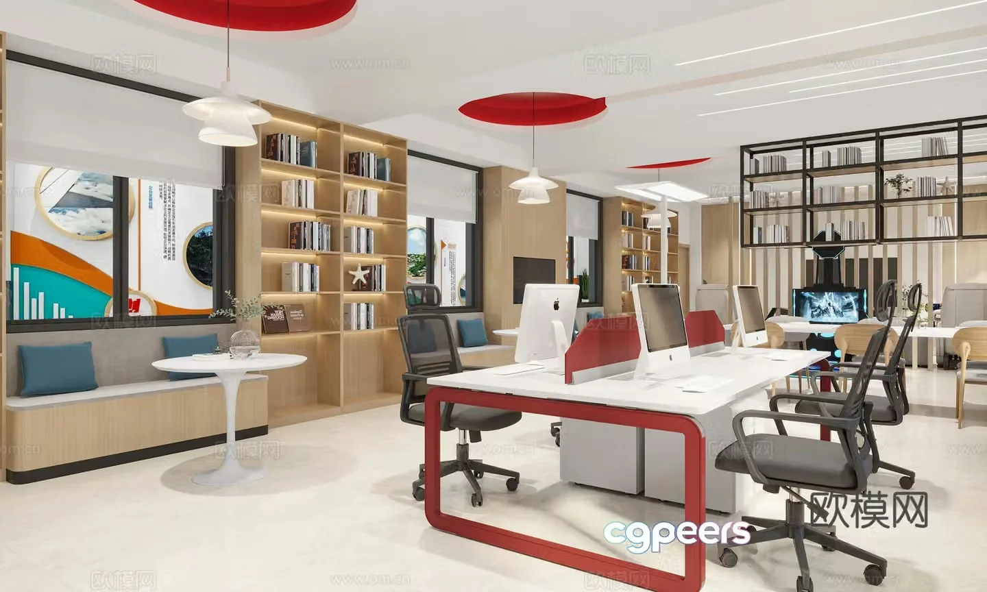 Exhibition hall 3d model