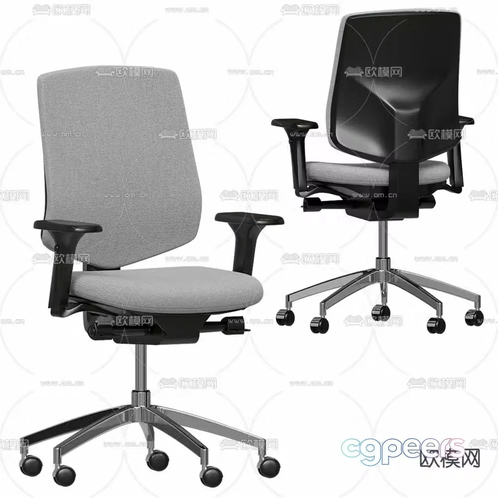 Office chair staff chair 3d model