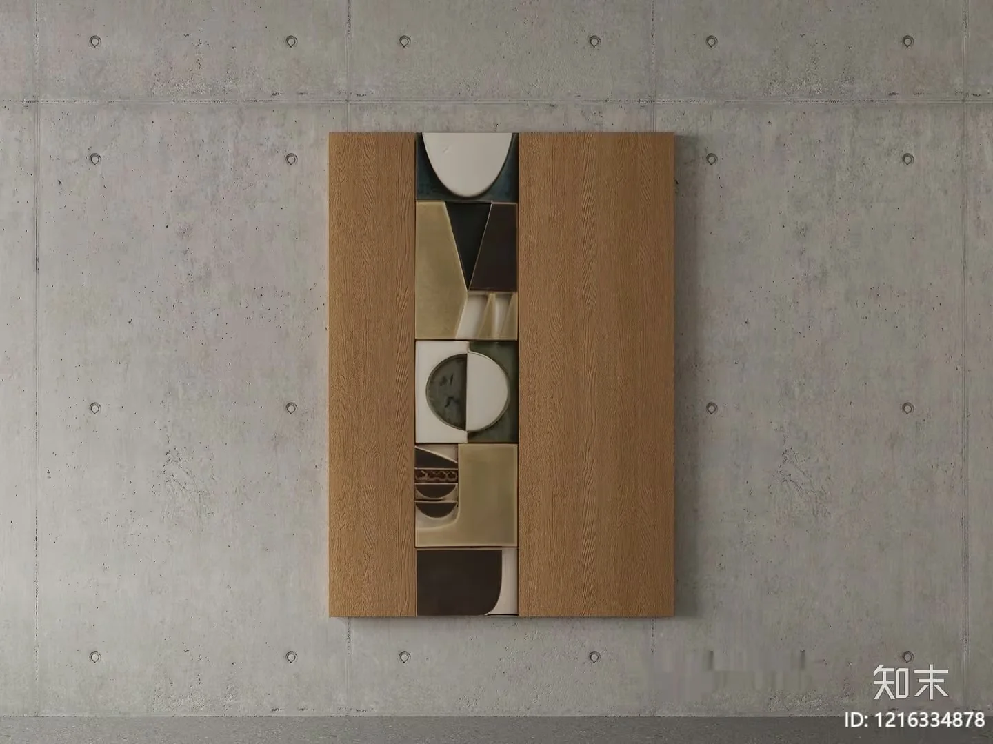 Abstract Art Piece 3D Model – 11975 – VRAY Render