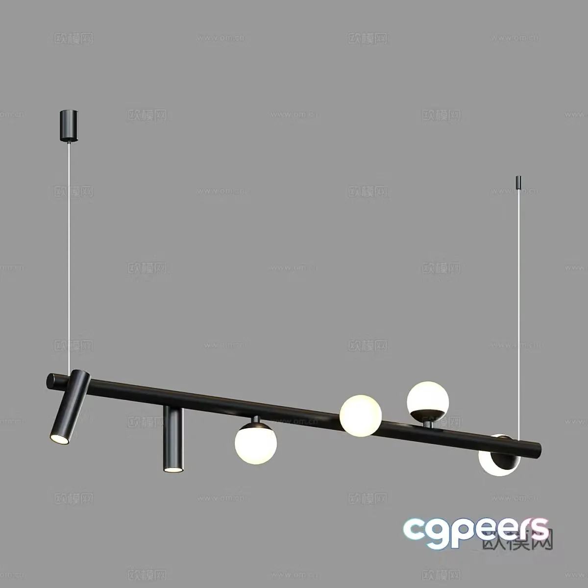 Modern simple chandelier chandelier simple chandelier living room chandelier dining chandelier lamp 3d model
