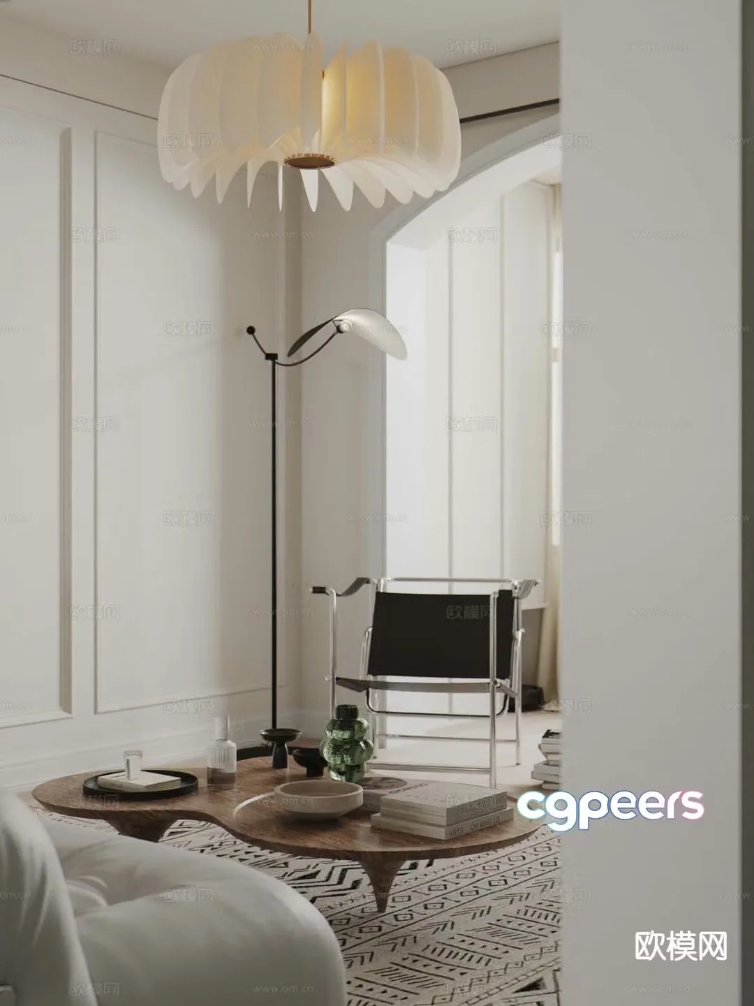 Creative floor lamp artistic floor lamp 3d model